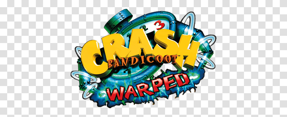 Crash Bandicoot Warped Logo, Game, Gambling, Slot, Crowd Transparent Png