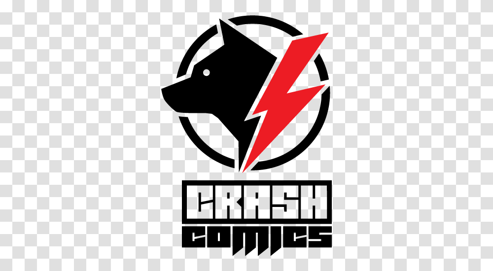 Crash Comics Emblem, Logo, Symbol, Trademark, Arrow Transparent Png