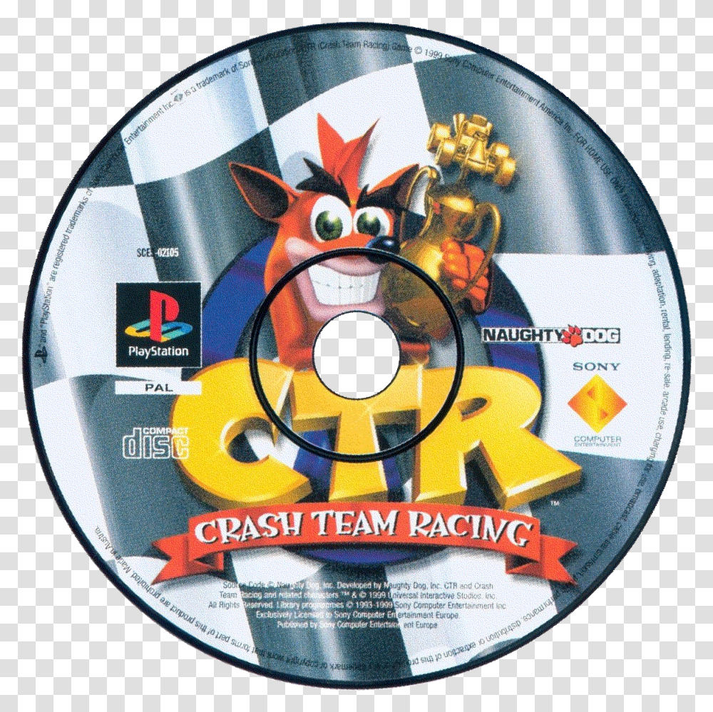 Crash Team Racing Disc, Disk, Dvd Transparent Png