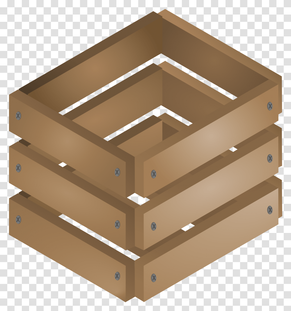 Crate Clipart No Background, Wood, Furniture, Box, Plywood Transparent Png