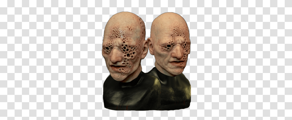 Crater Face Silicone Half Mask Crater On Face, Head, Person, Human, Alien Transparent Png