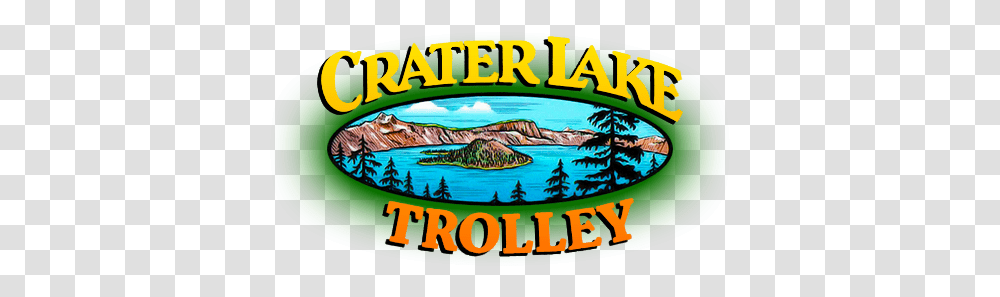 Crater Lake Trolley Crater Lake National Park, Label, Text, Outdoors, Nature Transparent Png
