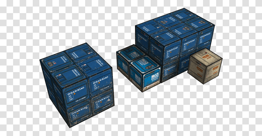 Crates Sci Fi Crates Papercraft, Label, Tire, Rubix Cube Transparent Png