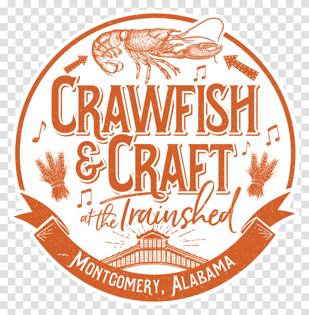 Crawfish Amp Craft, Logo, Beverage, Label Transparent Png