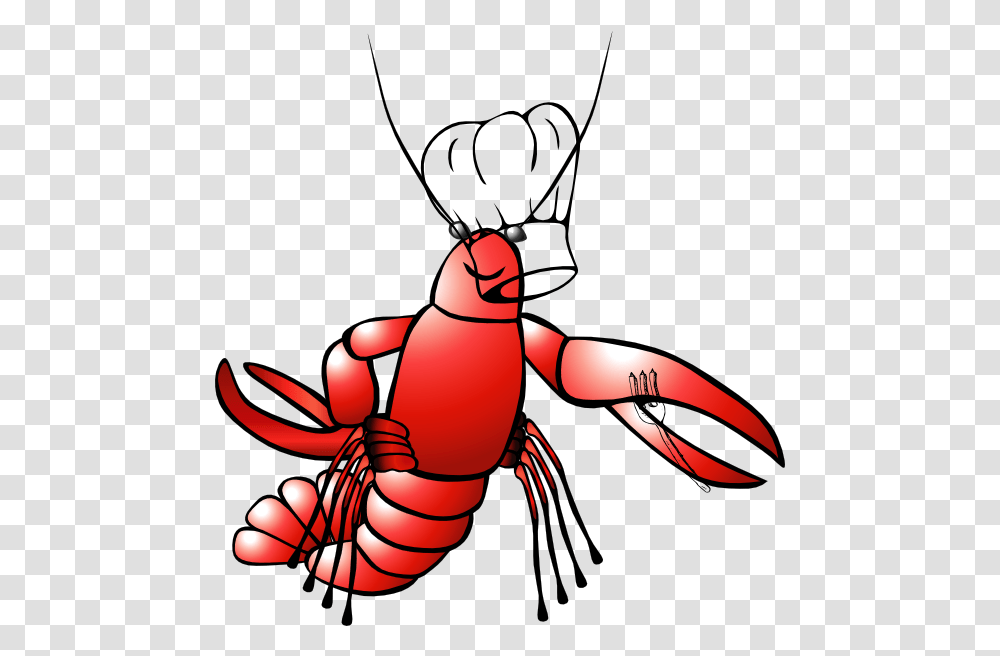 Crawfish Chef Clip Art, Crawdad, Seafood, Sea Life, Animal Transparent Png