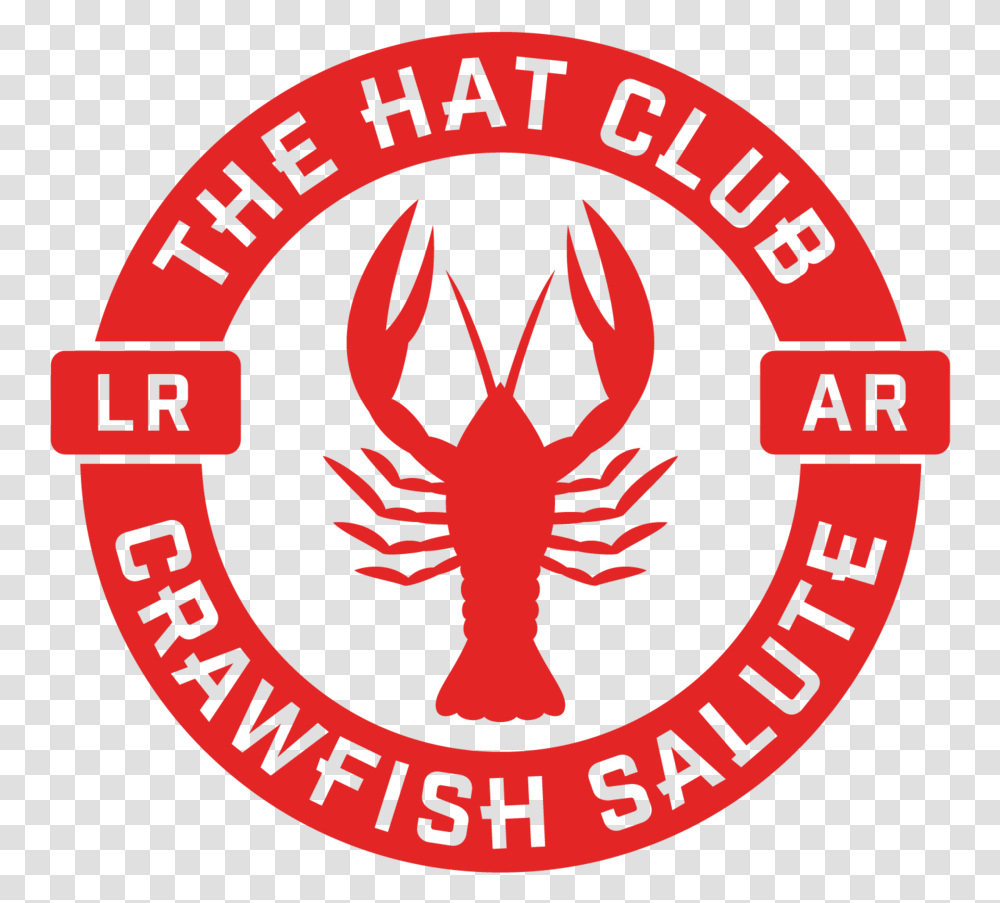 Crawfish Salute Logo Crab, Trademark, Emblem, Weapon Transparent Png