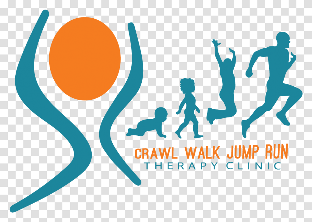 Crawl Walk Jump Run Therapy Clinic, Person, Poster, Advertisement Transparent Png