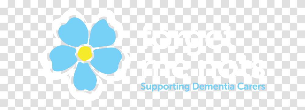 Crawley Forget Me Not Club - Carers Supporting Each Other Flower, Text, Logo, Symbol, Trademark Transparent Png