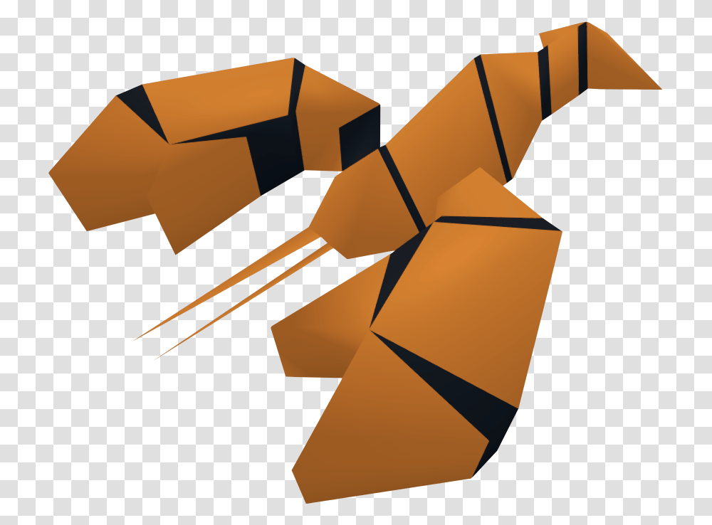 Crayfish Runescape Lobster, Paper, Origami Transparent Png