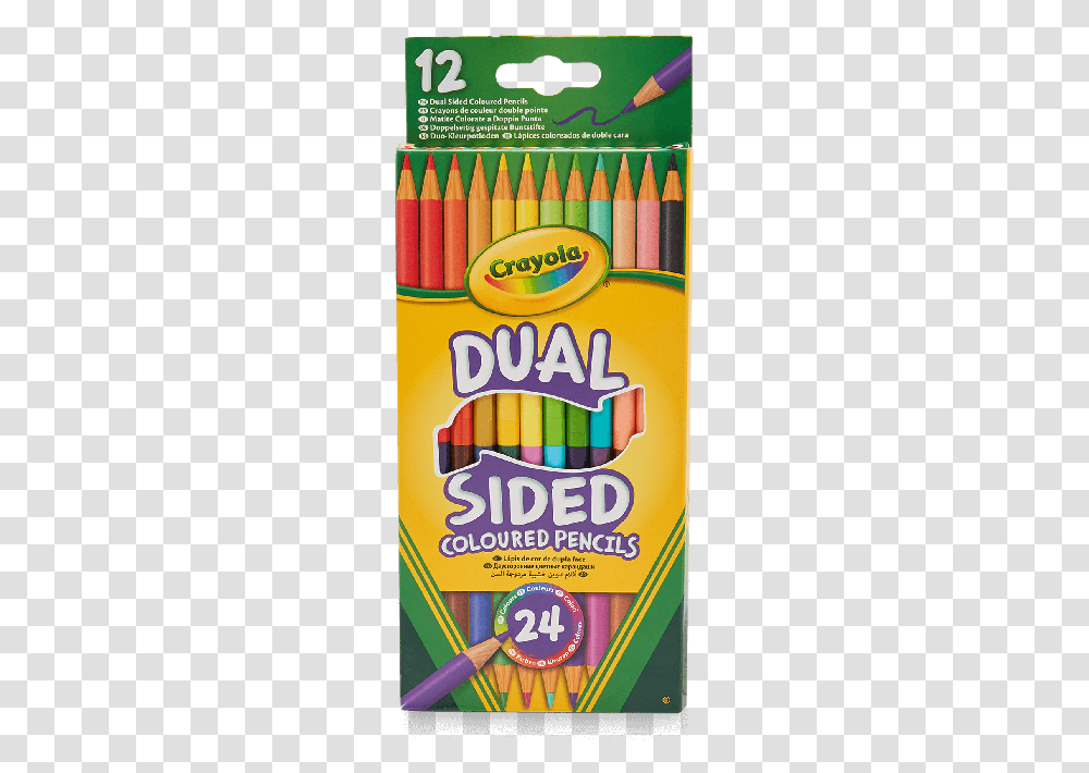 Crayola Dual Sided Coloured Pencils, Crayon Transparent Png