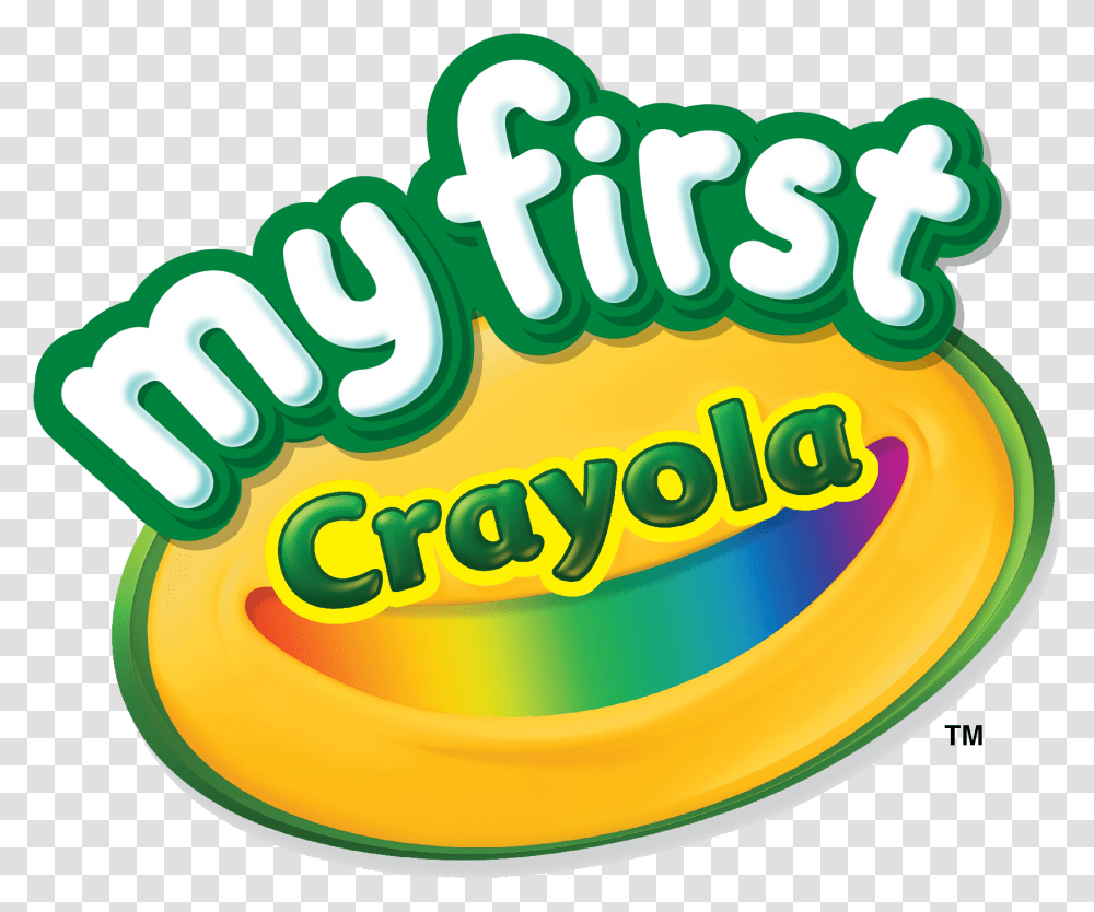 Crayola Logo My First Crayola Birthday, Label, Birthday Cake, Food Transparent Png
