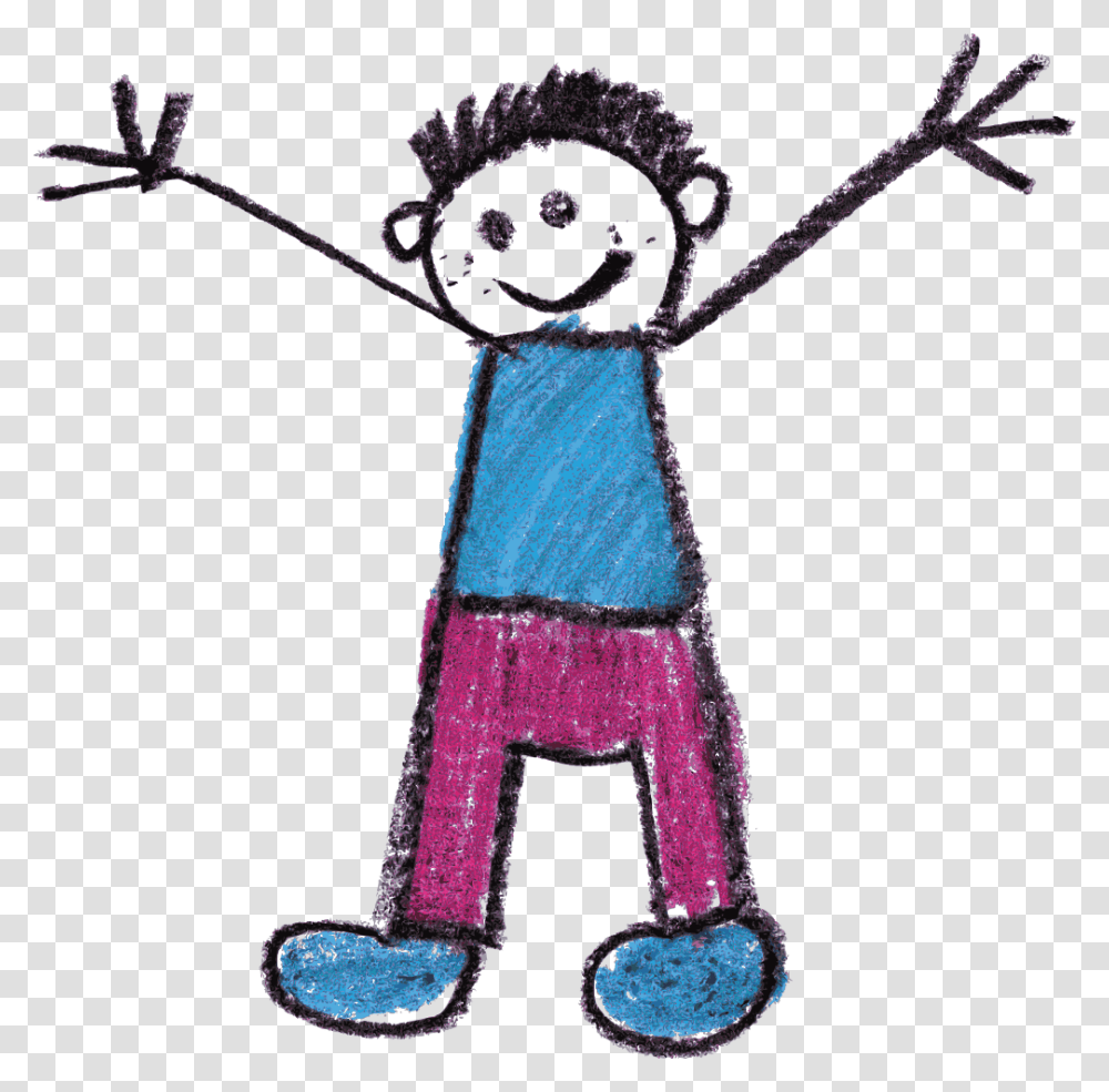 Crayon Doodle Happy Kids Drawing, Toy, Doll, Jewelry, Accessories Transparent Png