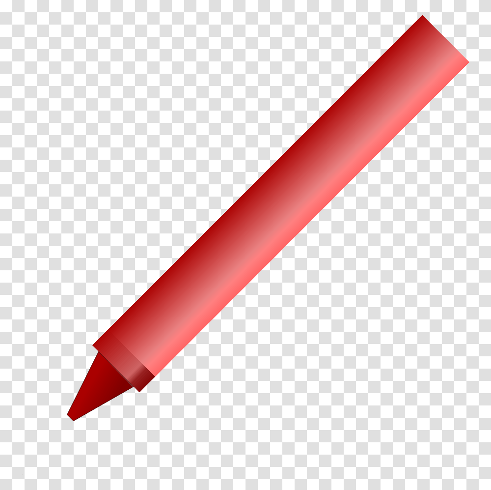 Crayon Svg Clip Arts Red Pencil Clipart, Weapon, Weaponry Transparent Png