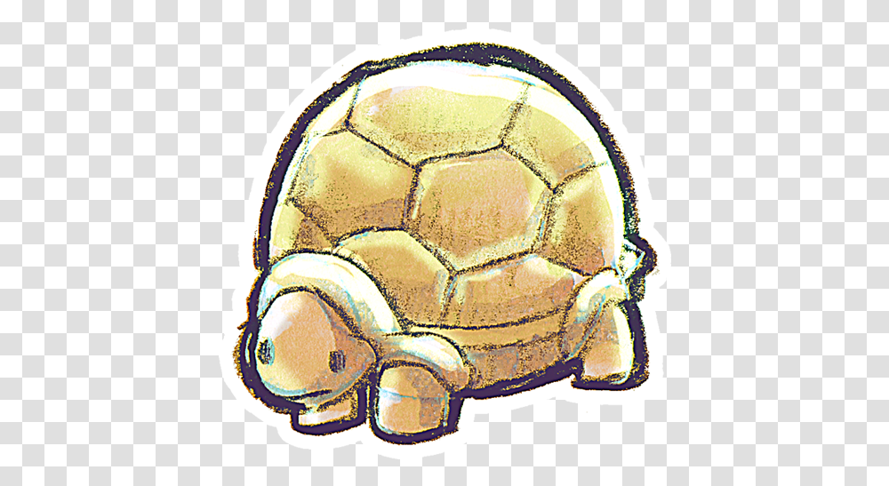 Crayon Tortoise Icon Clipart Image Iconbugcom Golden Turtle Animated, Soccer Ball, Football, Team Sport, Sports Transparent Png