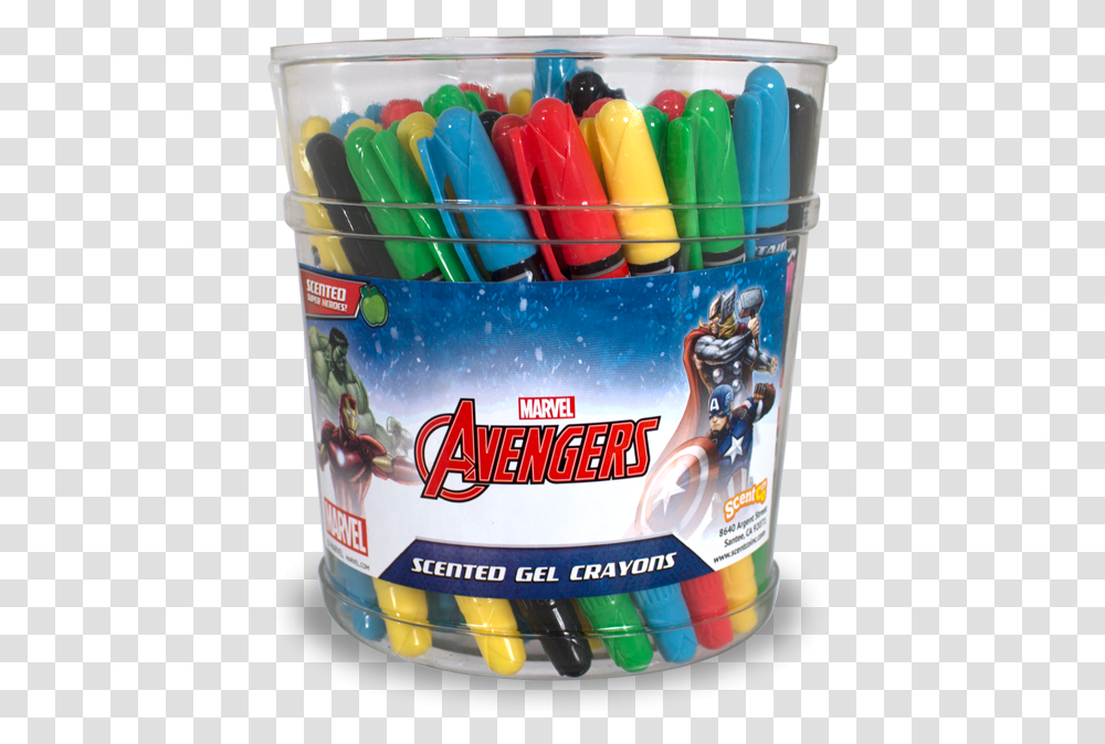 Crayons Avengers Assemble, Jar Transparent Png