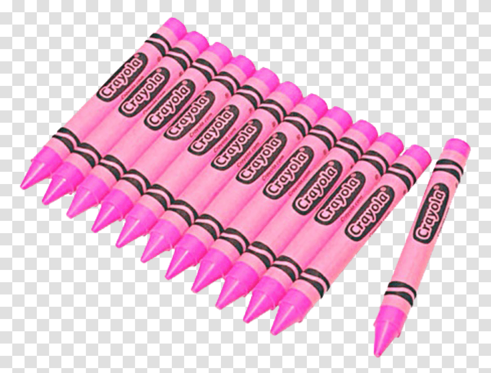 Crayons Crayola Pink Tumblr Aesthetic Pink Crayola Crayon Transparent Png