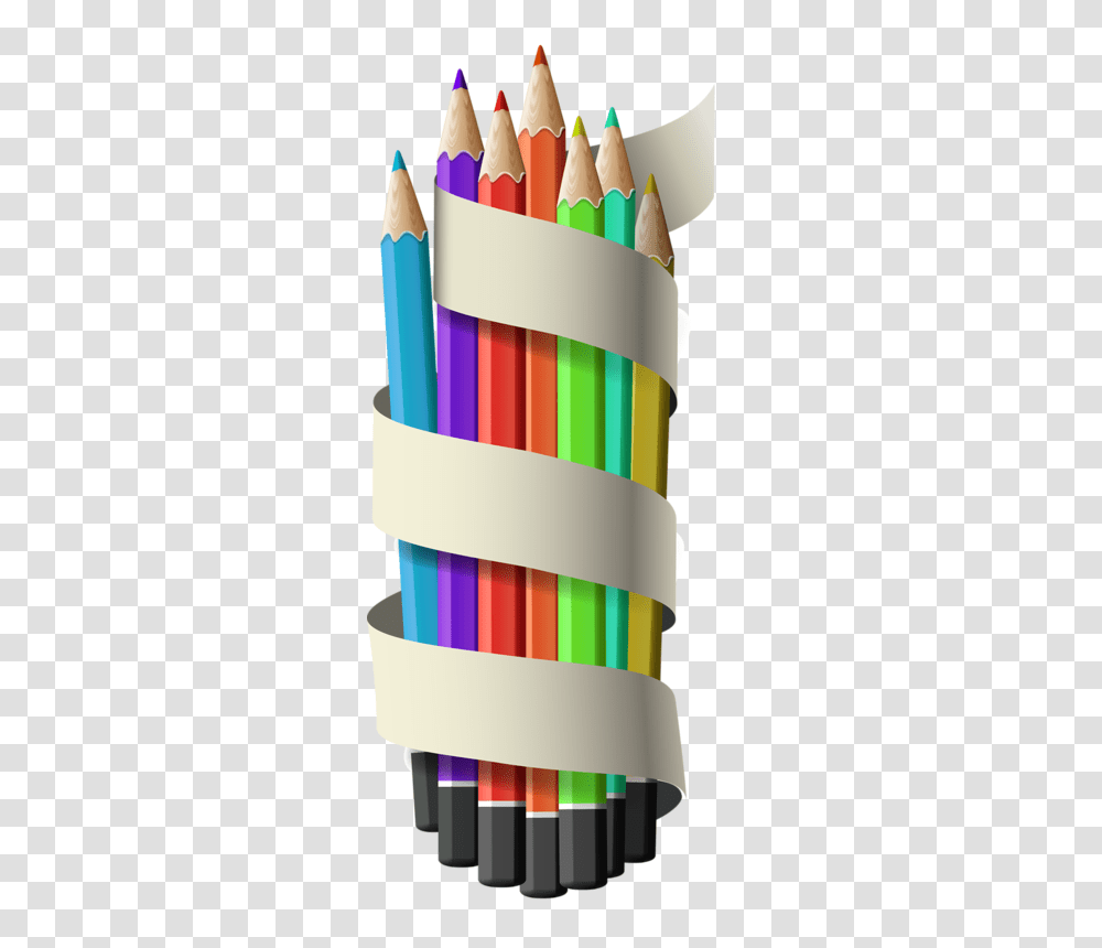 Crayons De Couleursarticles D Ecole Dibujo School, Pencil, Marker Transparent Png