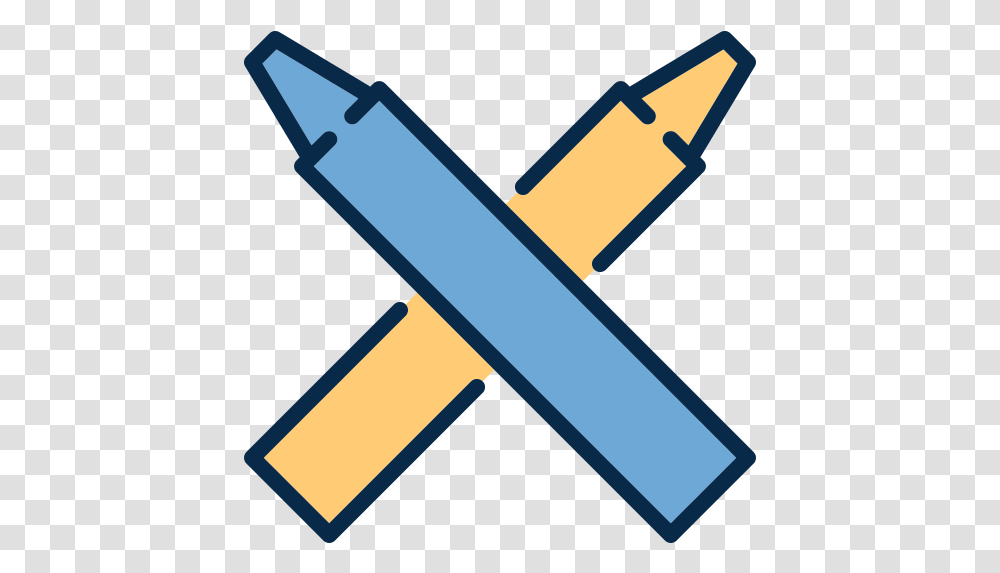 Crayons Icon Icon, Weapon, Weaponry, Blade, Knife Transparent Png