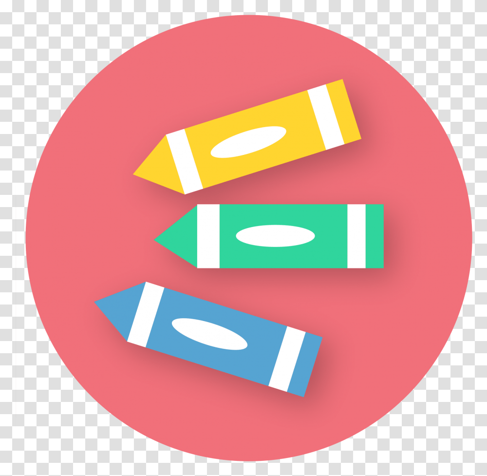 Crayons Icon Image Horizontal, First Aid, Label, Text, Bandage Transparent Png