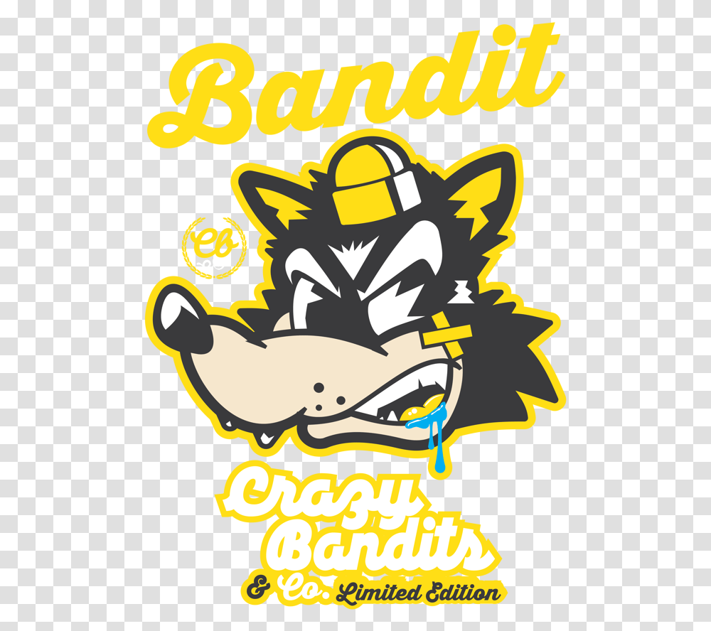 Crazy Bandits Co Cartoon Characters For Clothing Line, Poster, Advertisement, Graphics, Crowd Transparent Png