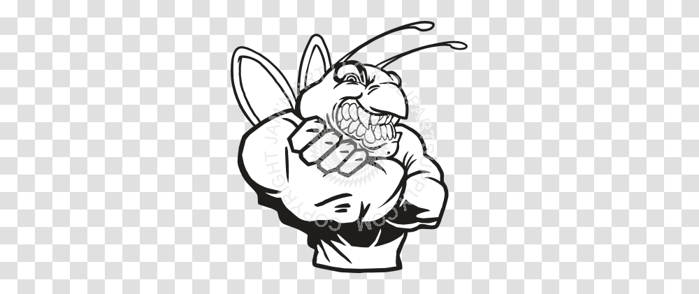 Crazy Bee With Arms Crossed, Hand, Statue, Sculpture Transparent Png
