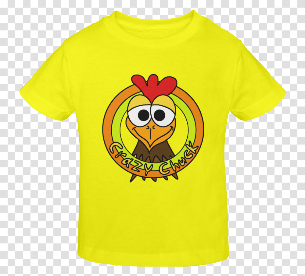 Crazy Chuck Chicken Head Sunny Youth T Shirt Crazy Chuck Chicken, Apparel, T-Shirt, Sleeve Transparent Png