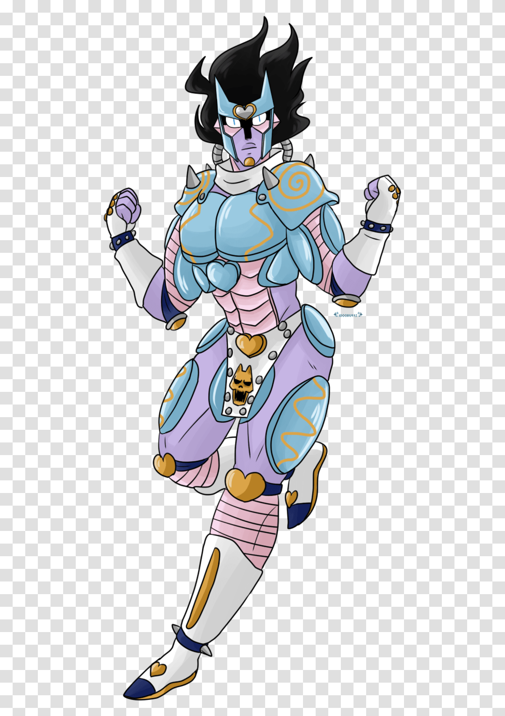 Crazy Diamond X Killer Queen Star Crazy Diamond And Star Platinum, Comics, Book, Manga, Person Transparent Png