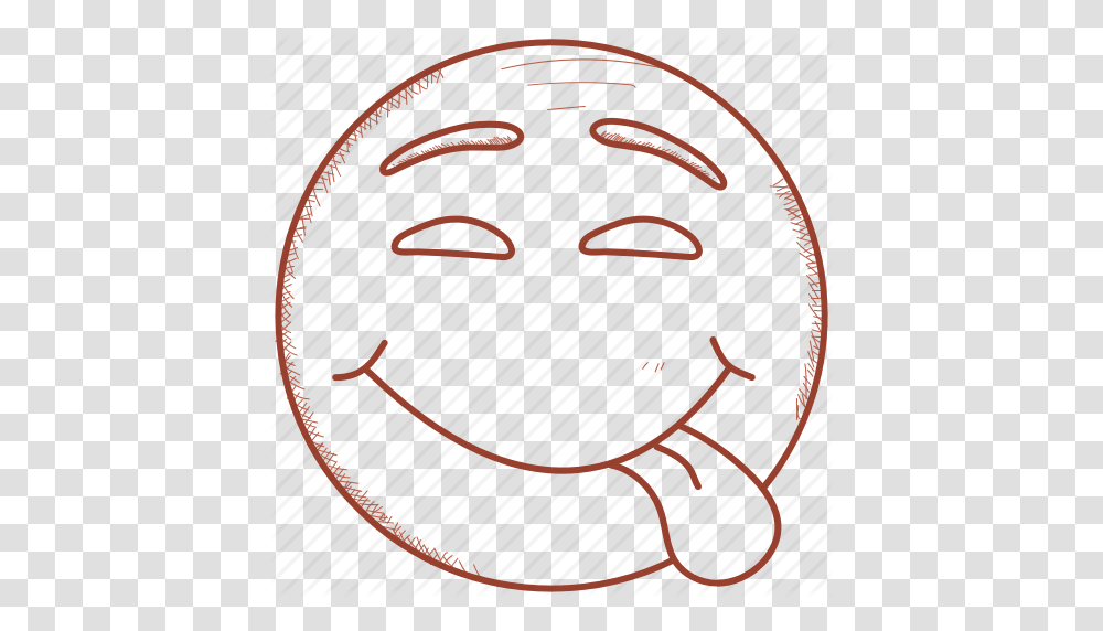 Crazy Emoji Face Naughty Out Smiley Stuck Tongue Icon, Rug, Whip, Coil Transparent Png