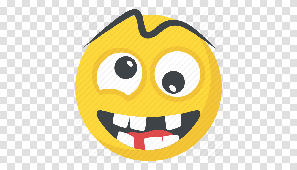 Crazy Face Emoji Laughing Naughty Smiley Icon, Label, Sticker, Plant Transparent Png
