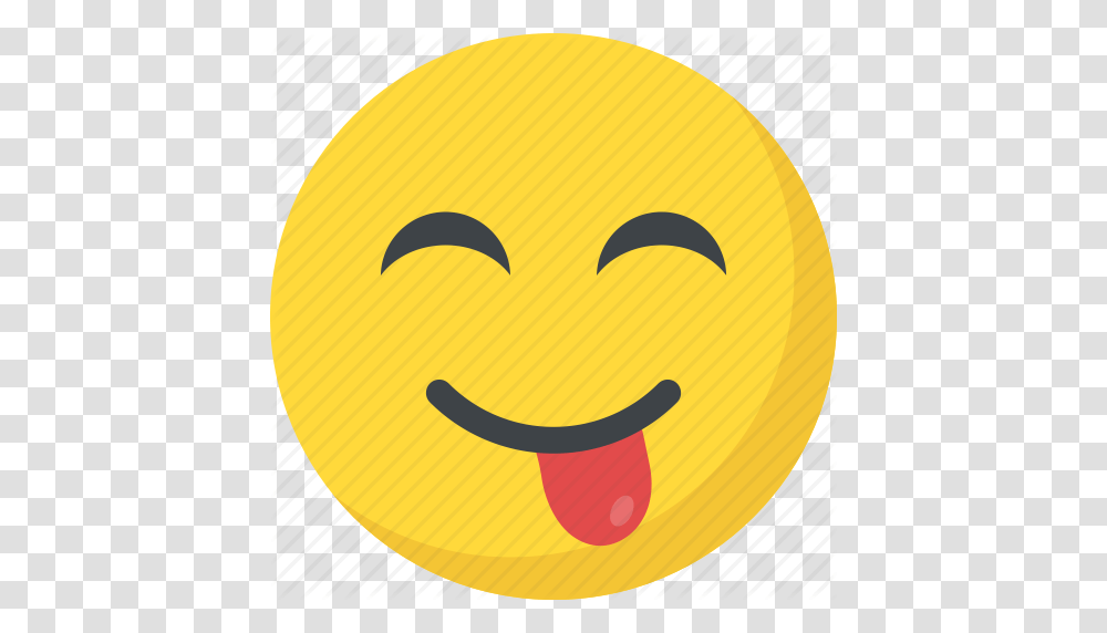 Crazy Face Emoji Naughty Smiley Stuck Out Tongue Icon, Bird, Animal, Food Transparent Png