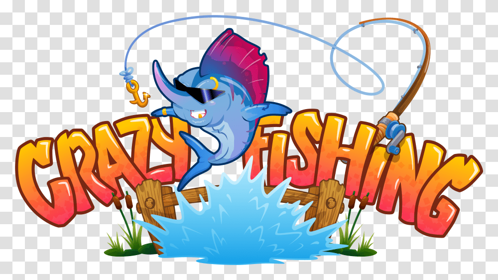 Crazy Fishing Logo Clipart Crazy Fishing Vr, Graphics, Dynamite, Text, Helmet Transparent Png