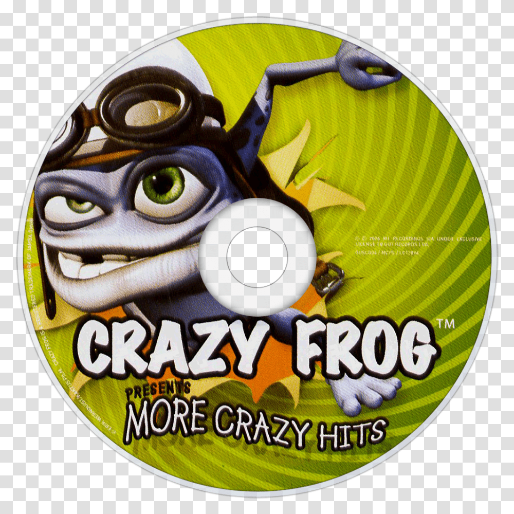 Crazy Frog Music Fanart Fanarttv Crazy Frog Crazy Frog Presents More Crazy Hits, Logo, Symbol, Trademark, Disk Transparent Png