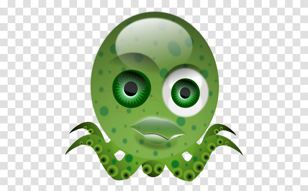 Crazy Octopus Images O Sound Mouth Shape, Green, Amphibian, Wildlife, Animal Transparent Png