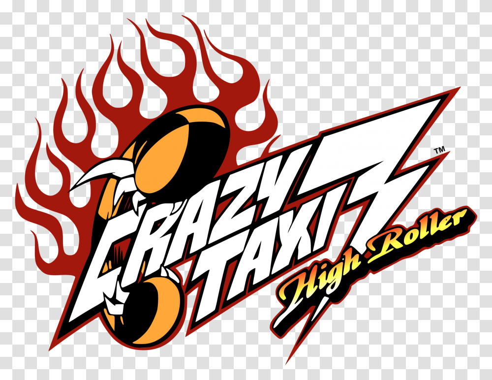Crazy Taxi 3 High Roller Steamgriddb Crazy Taxi 3 Game Logo, Text, Advertisement, Leisure Activities, Flyer Transparent Png