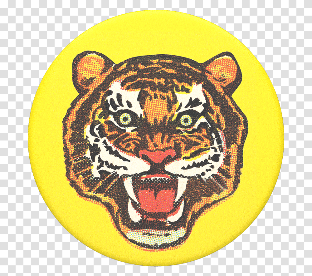 Crazy Tiger, Logo, Trademark, Rug Transparent Png