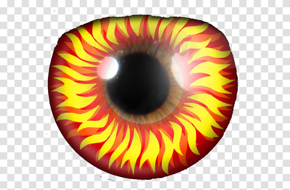 Crazy Wolf Eye Close Up, Pattern, Ornament, Fractal, Photography Transparent Png