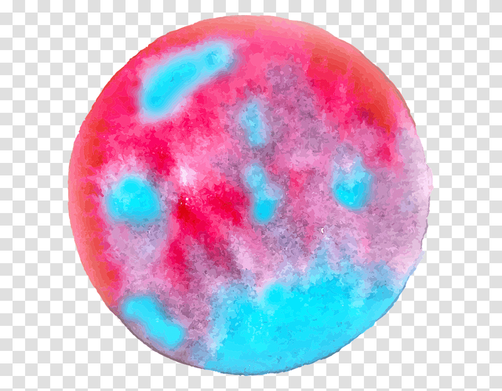 Crculo Da Cor Aquarela Coral Vermelho Azul Aquarela Circulo, Sphere, Egg, Food, Astronomy Transparent Png