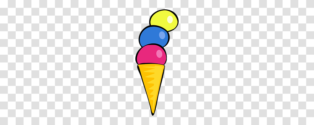 Cream Food, Cone, Sweets, Confectionery Transparent Png