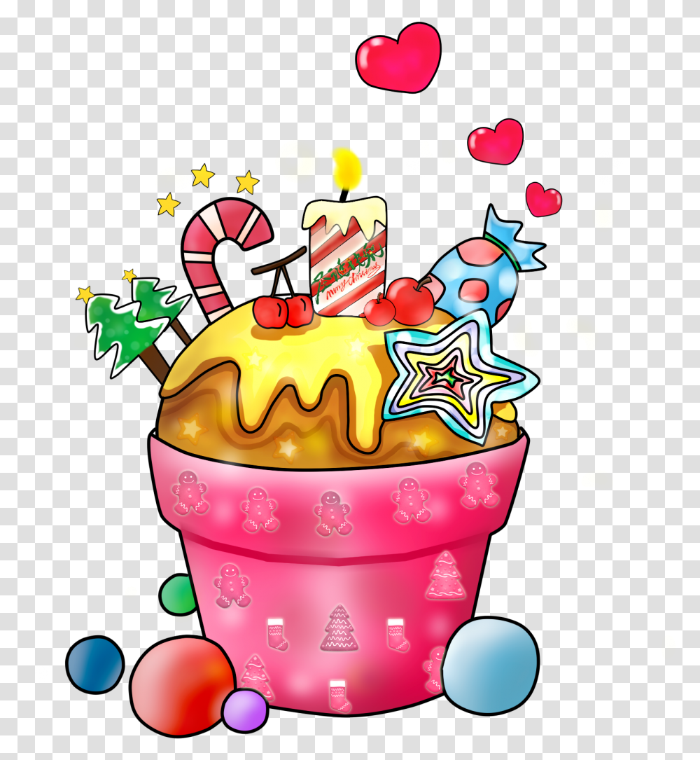 Cream, Dessert, Food, Birthday Cake Transparent Png