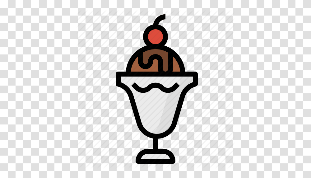 Cream Desserts Ice Sundae Icon, Glass, Goblet Transparent Png