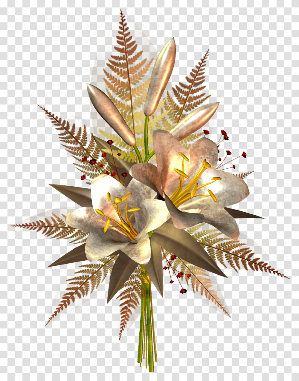 Cream Flowers & Free Flowerspng Clip Art, Plant, Blossom, Flower Arrangement, Bird Transparent Png