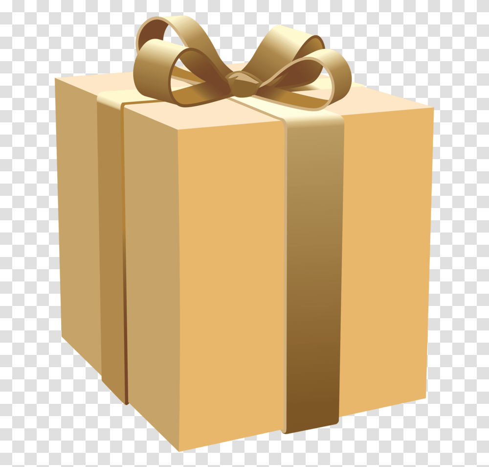 Cream Gift Box Real Gift Box Transparent Png