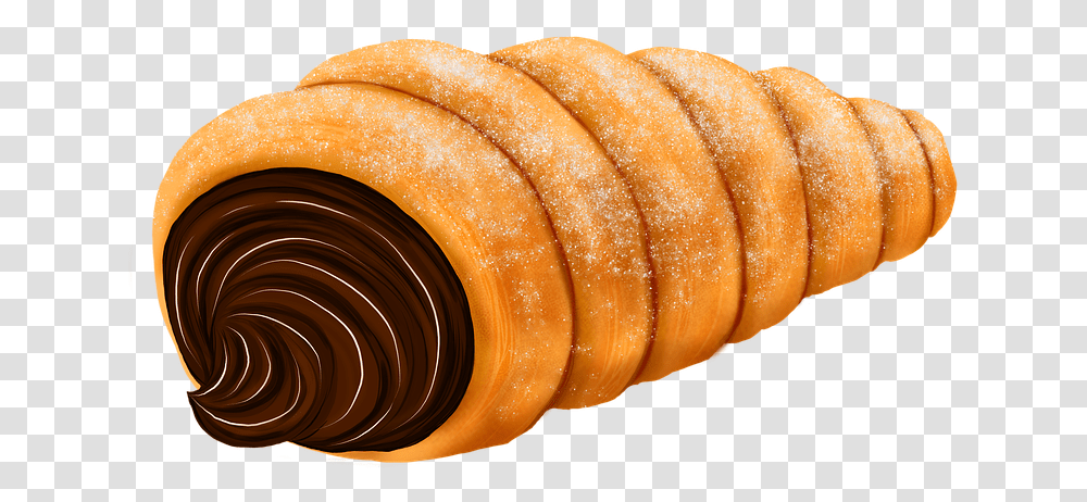 Cream Horn Bread Baking Foodstuff Bakery Eat Bakery Horn, Plant, Sweets, Confectionery, Dessert Transparent Png