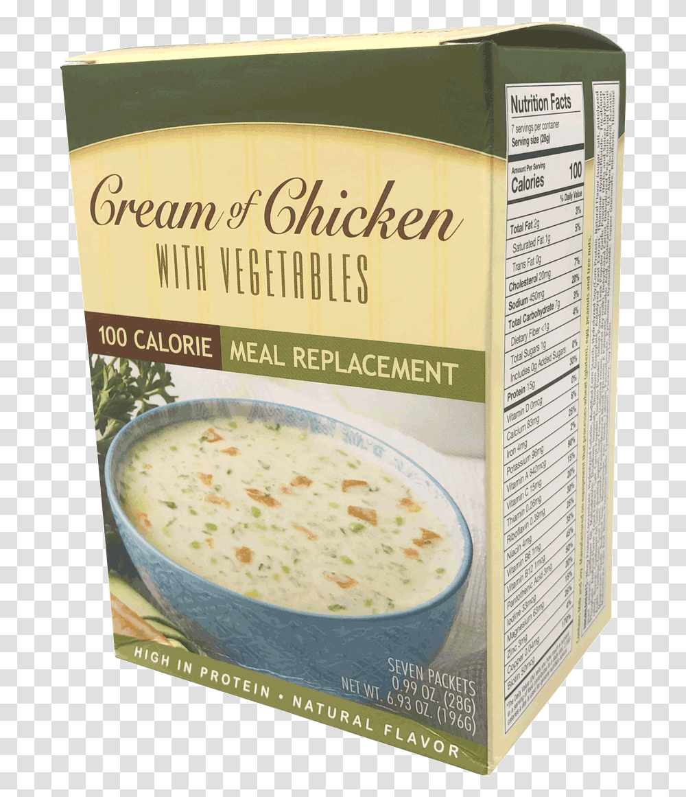 Cream Of Chicken With Vegetables Soup Clam Chowder, Bowl, Plant, Food, Dish Transparent Png