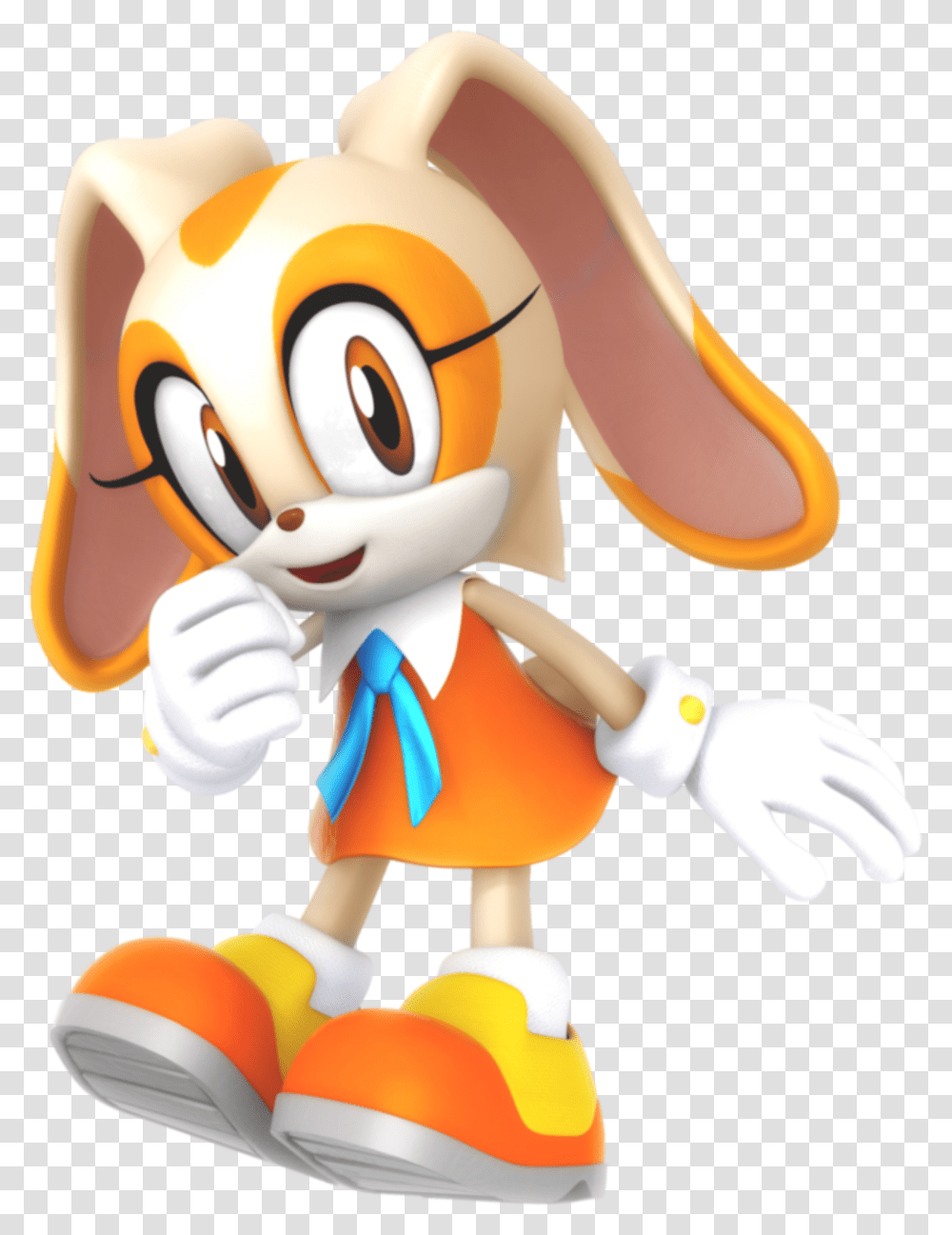 Cream The Rabbit 3d, Toy, Figurine, Doll Transparent Png