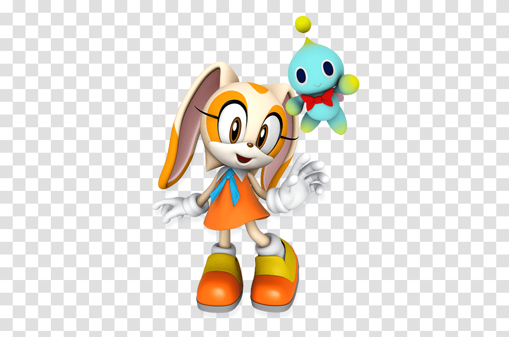 Cream The Rabbit Sonic, Toy, Figurine, Sweets, Food Transparent Png