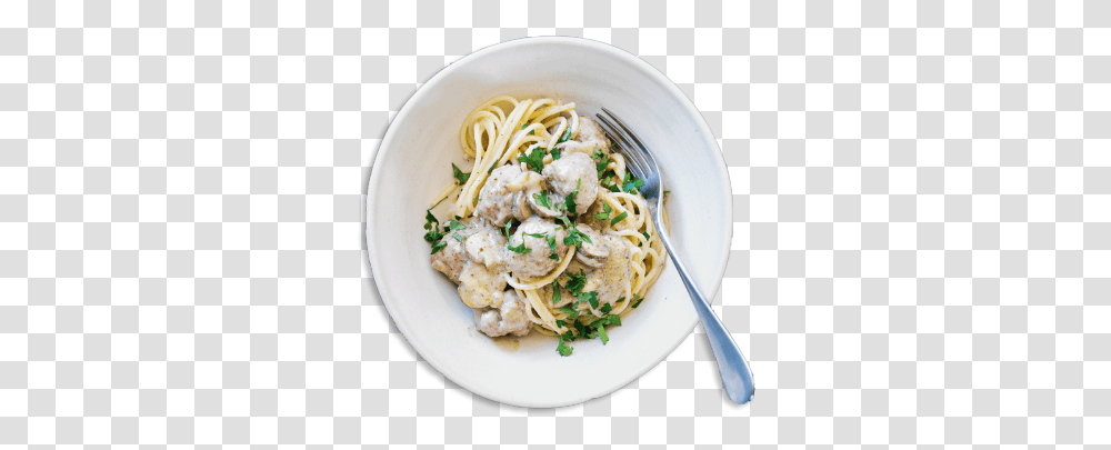 Creamy Beef Meatball Pasta Yi Mein, Spaghetti, Food, Noodle, Meal Transparent Png