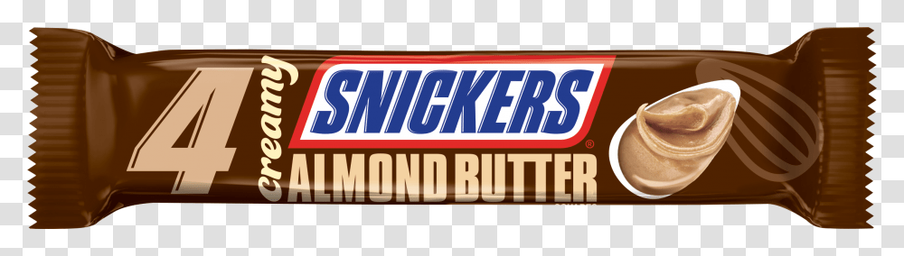 Creamy Snickers Almond Butter, Food, Word, Candy, Sweets Transparent Png