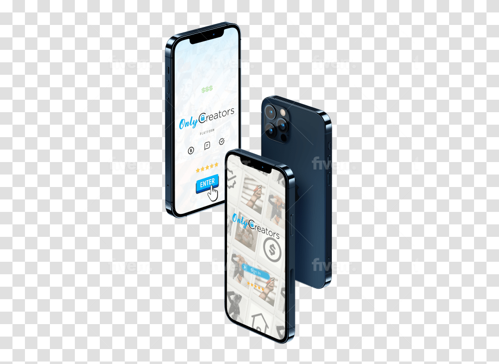 Create A 3d Animated Mobile Mockup For Iphone Or Android By Camera Phone, Mobile Phone, Electronics, Cell Phone Transparent Png