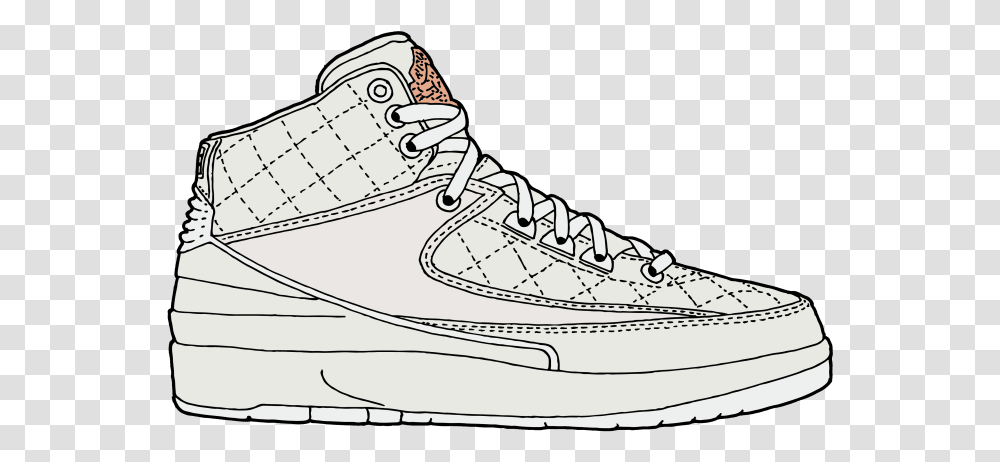 Create A Color Illustration Of Any Sneaker You Desire By Bi9mik3 Line Art, Shoe, Footwear, Clothing, Apparel Transparent Png